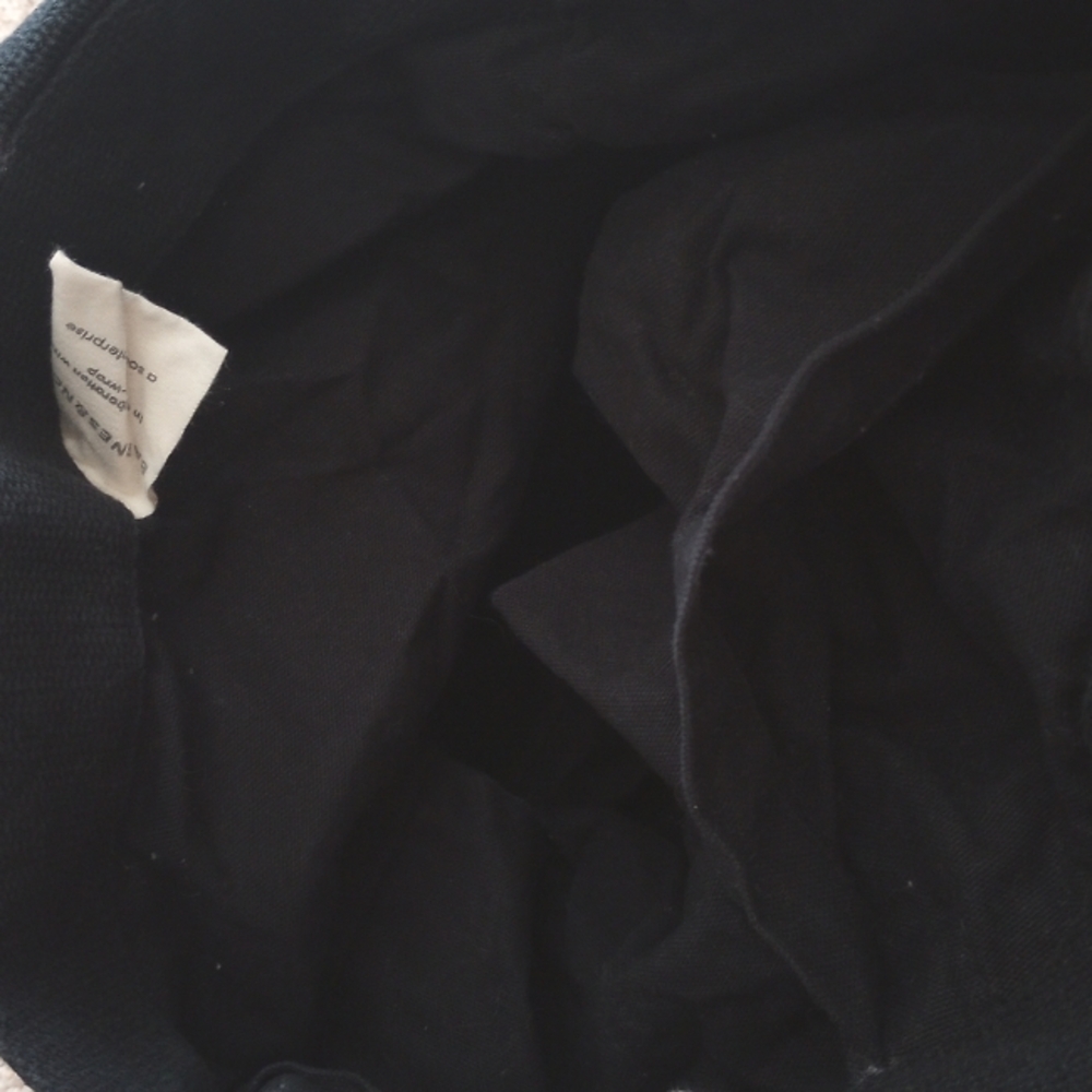 Barnes And Noble Book Bag Black & Gold - Picture 2 of 8